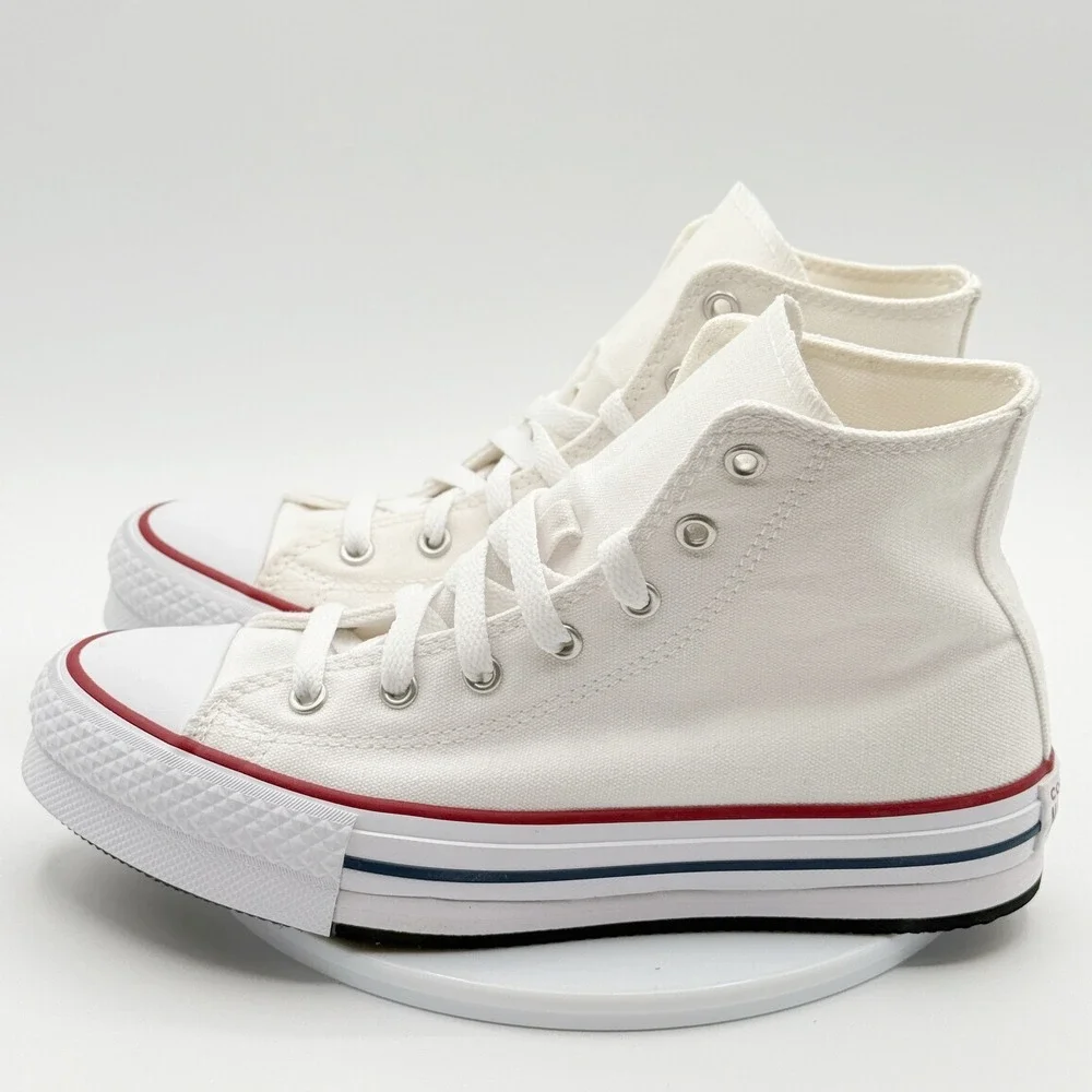 Converse Chuck Taylor All Star Eva Lift High Top Size 5.5 Big Kids White 272856F